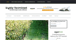Desktop Screenshot of highlyuncivilized.com